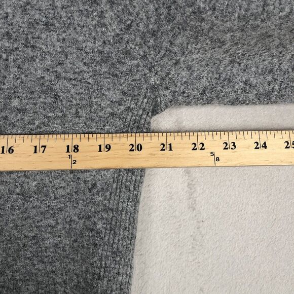 MICHAEL BASTIAN Cotton Linen Wool Blend Hoodie Men's S (40") Gray Sweater L/S - Picture 8 of 11